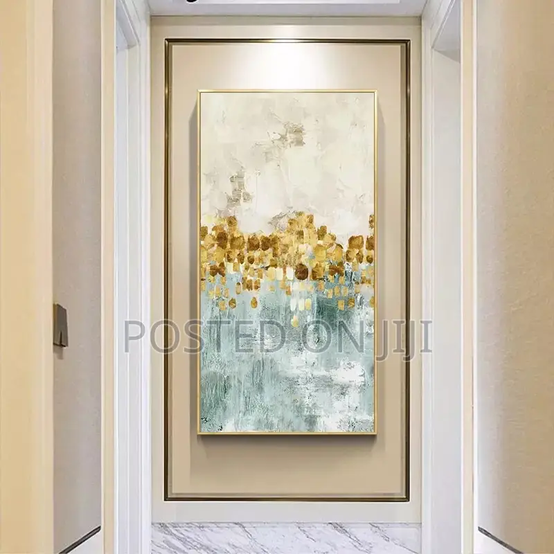 Big Size Nordic Vintage Abstract Golden Rich Tree