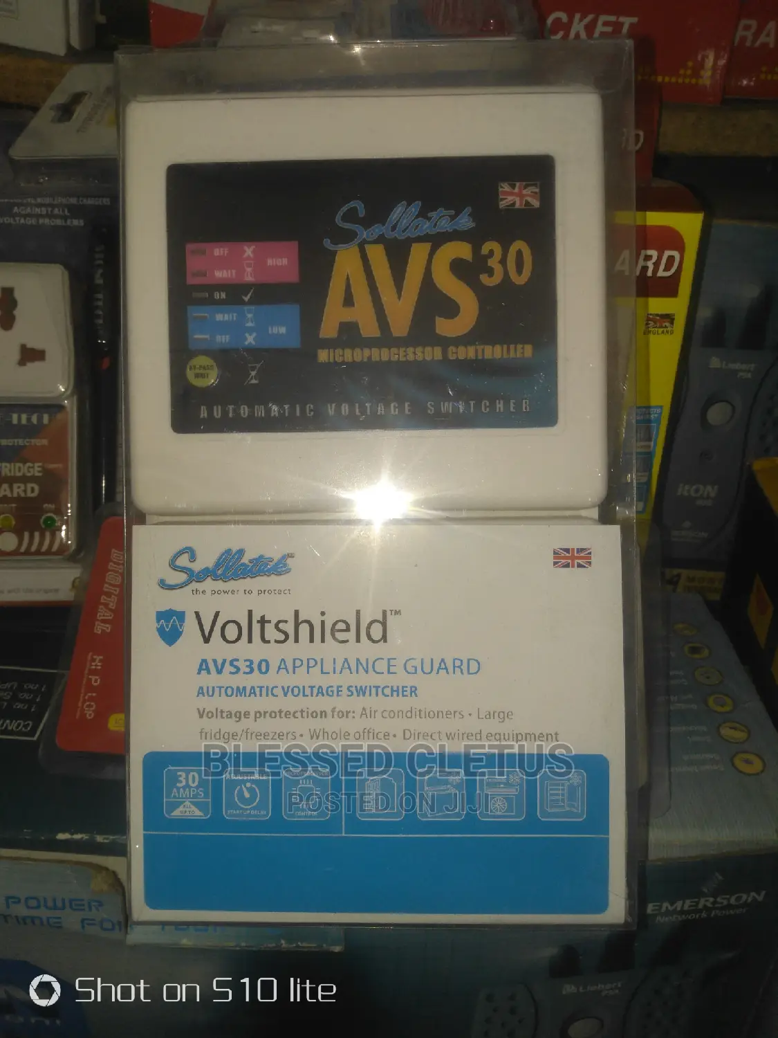 Sollatek AVS 30 Amps Automatic Voltage Switcher