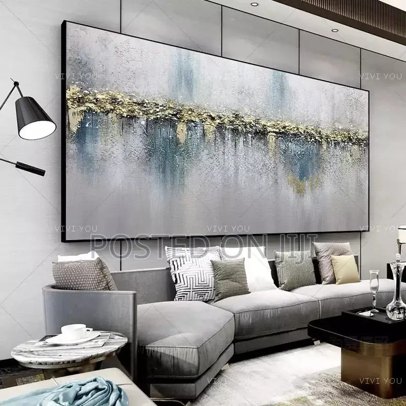 Abstract Golden Simple Printing Canvas
