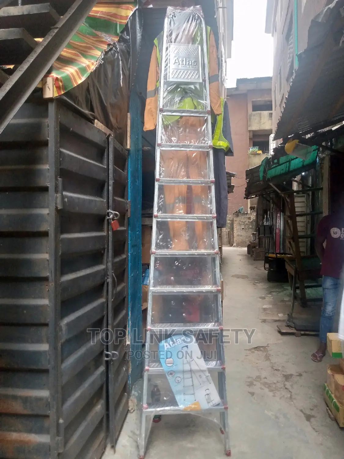Steel Ladder. 10 Feet.