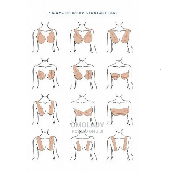Instant Breast Lift Adhesive Boobs Tape - Brown
