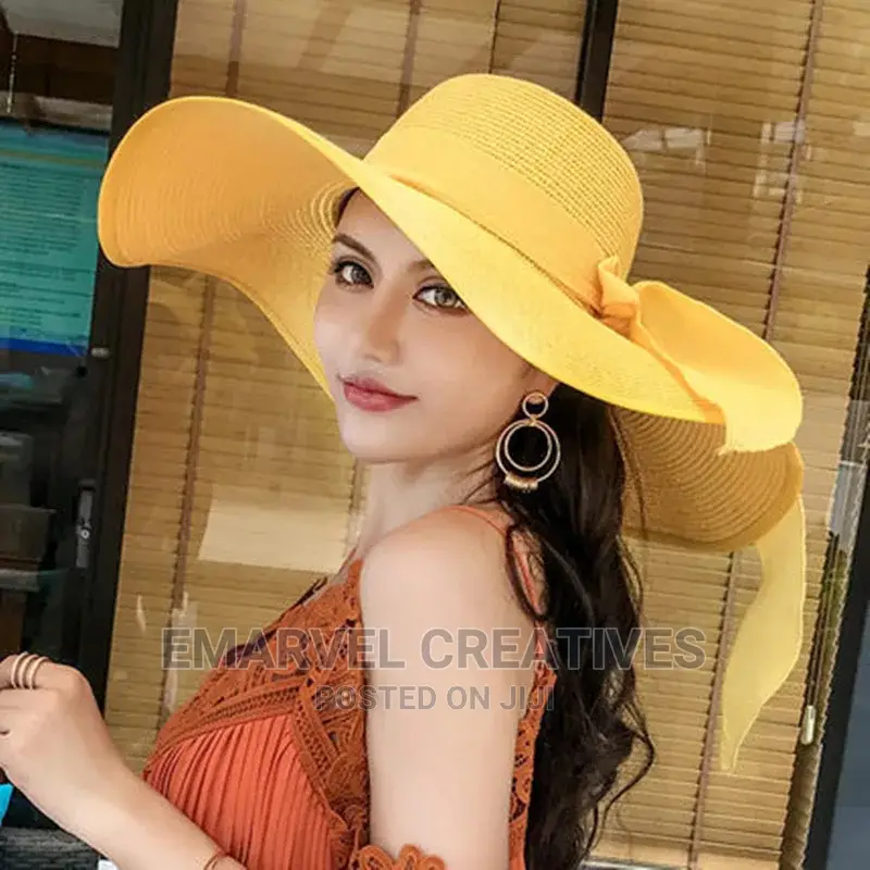 2024 Women's Straw Hats Panama Caps Beach Summer