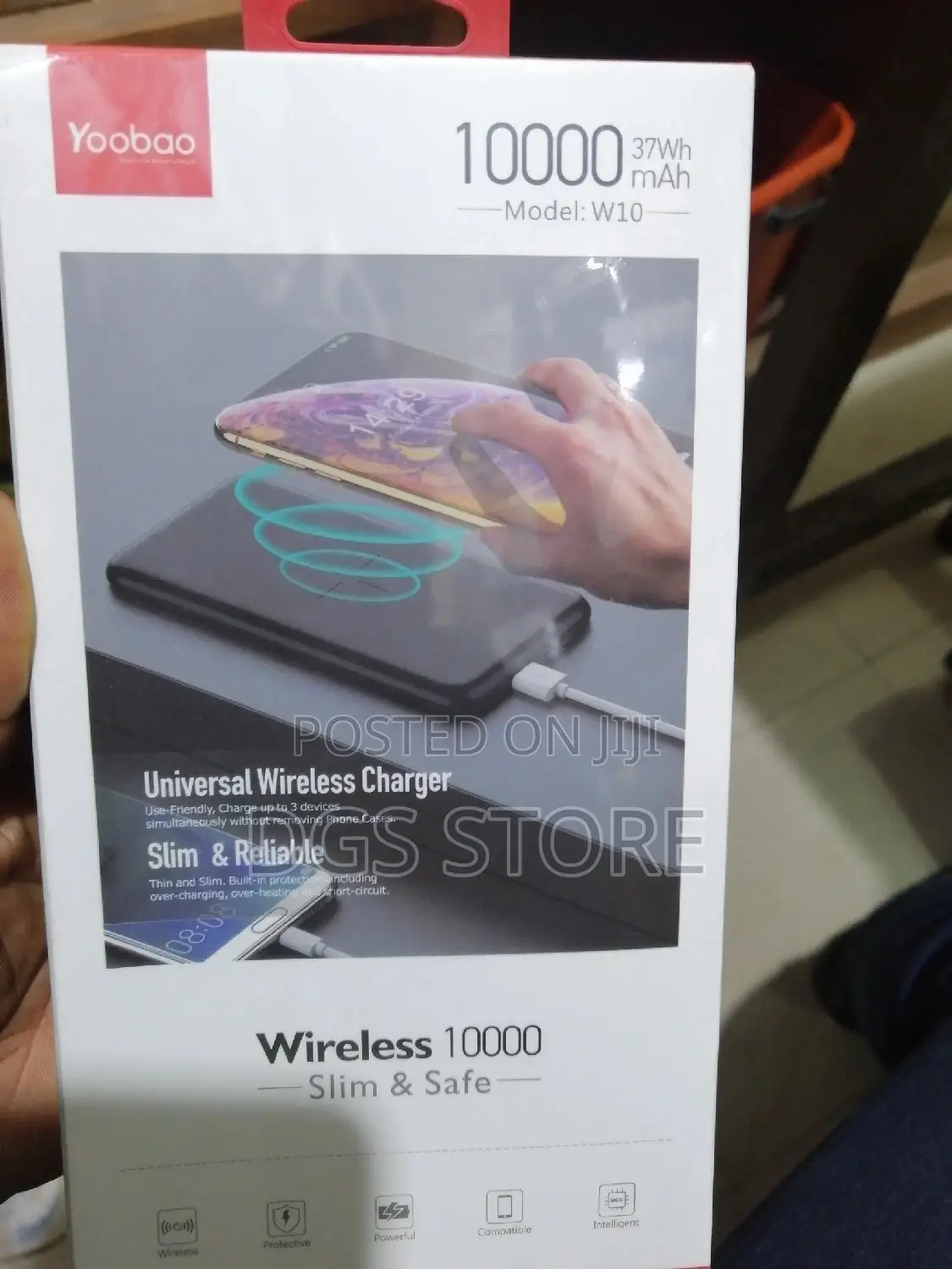Yoobao Wireless Charger 10,000mah Power Bank