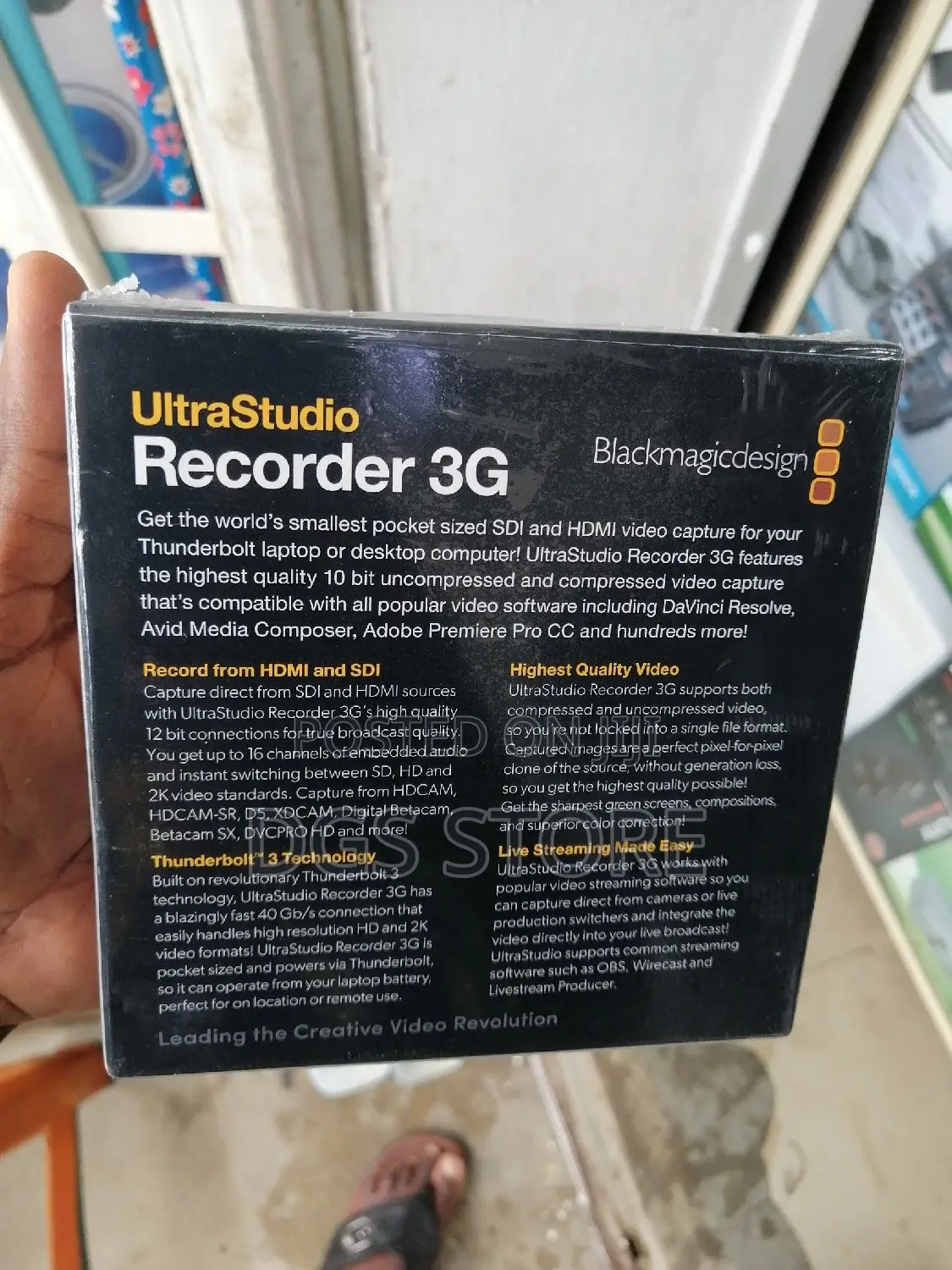 Blackmagic Ultrastudio Recorder 3g