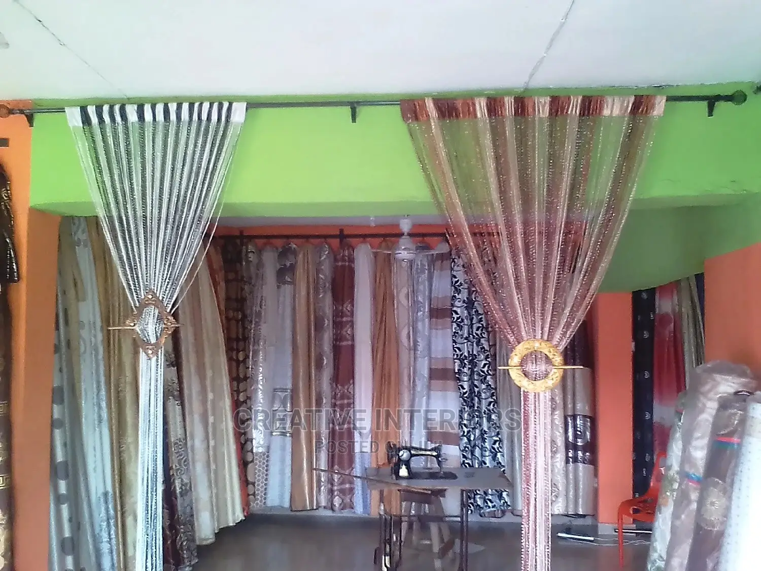 Quality Fabric Made Foreign Bead Curtains.