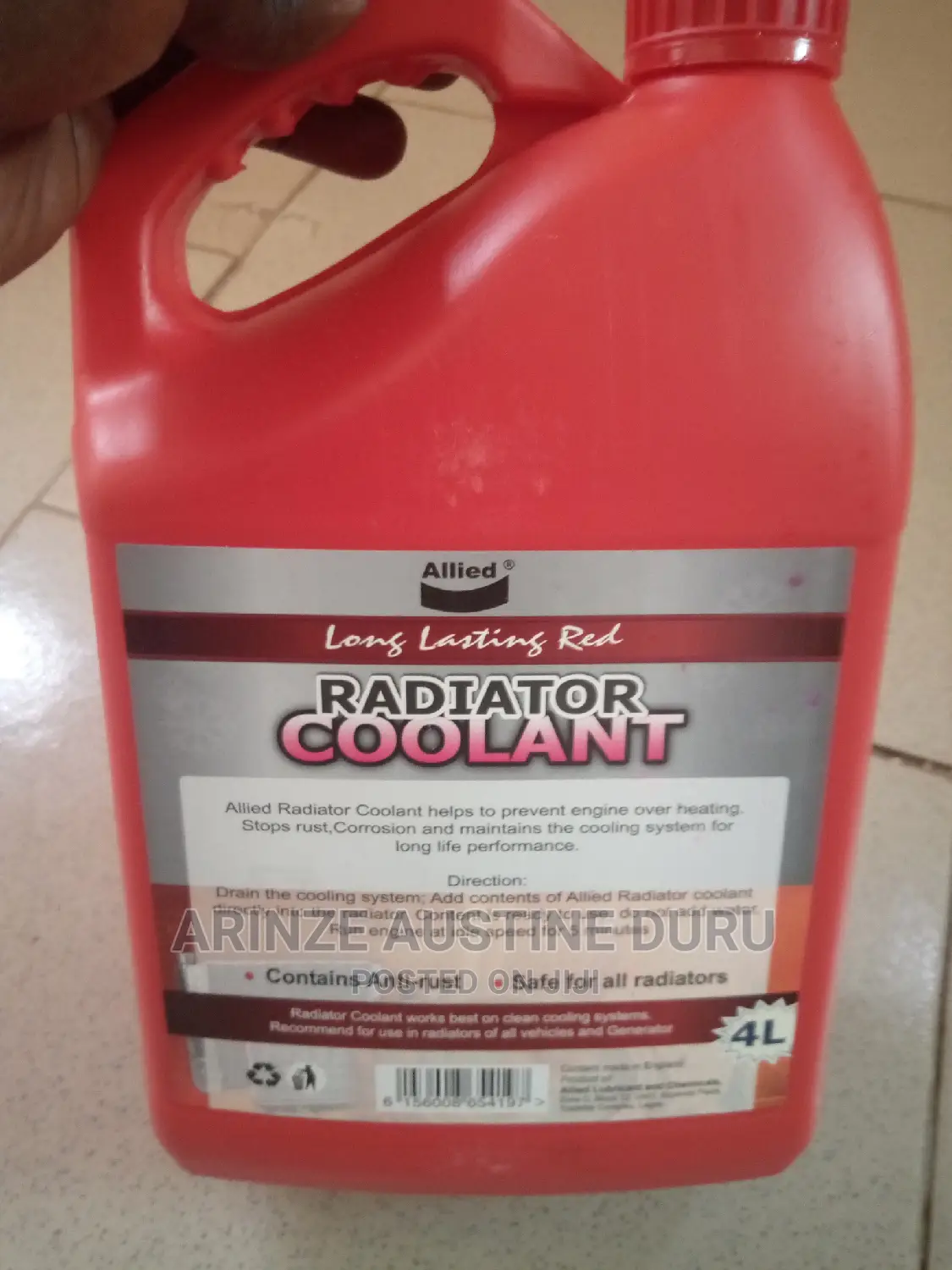 Red Radiator Coolant