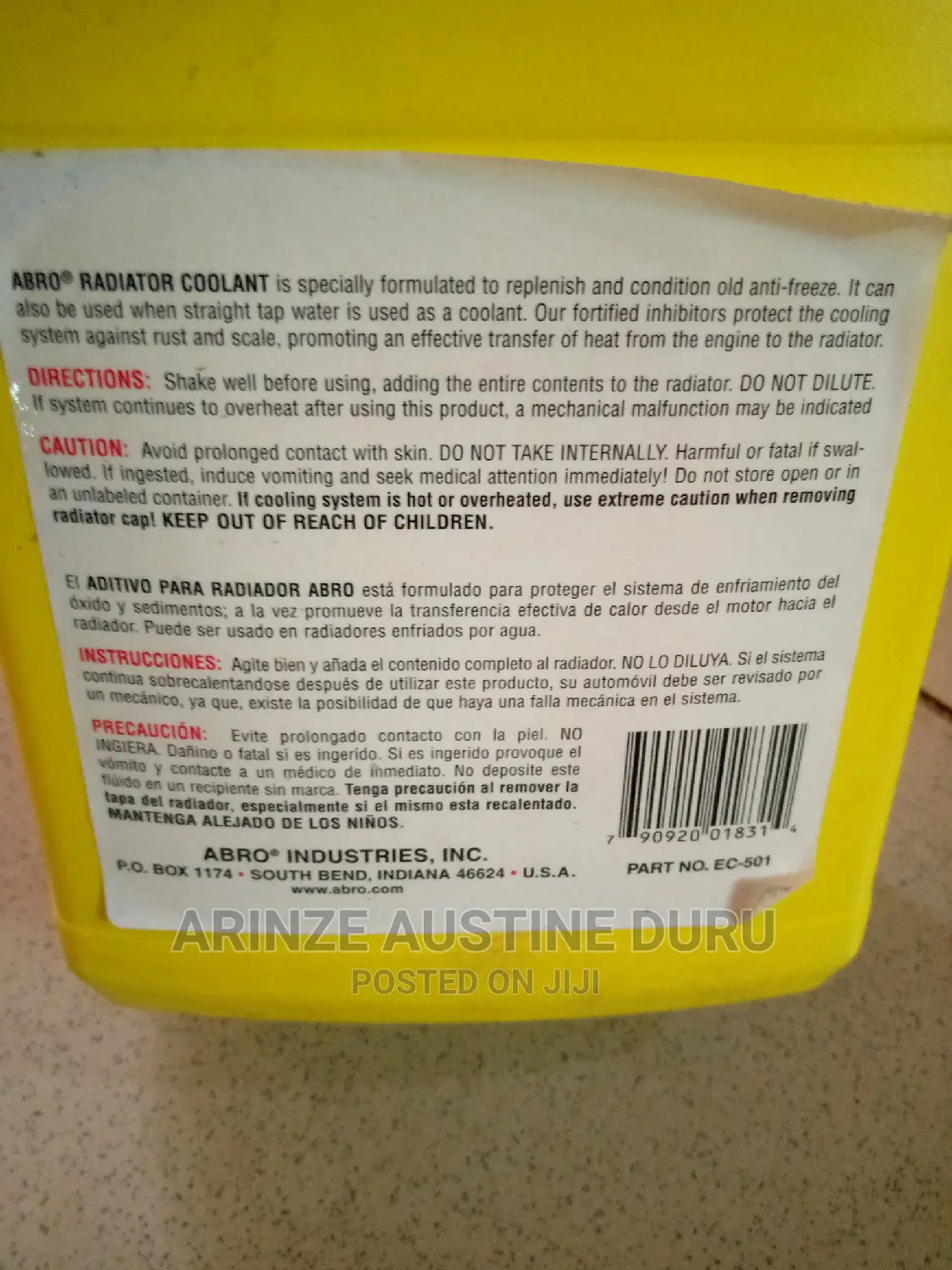 Abro Radiator Coolant Green
