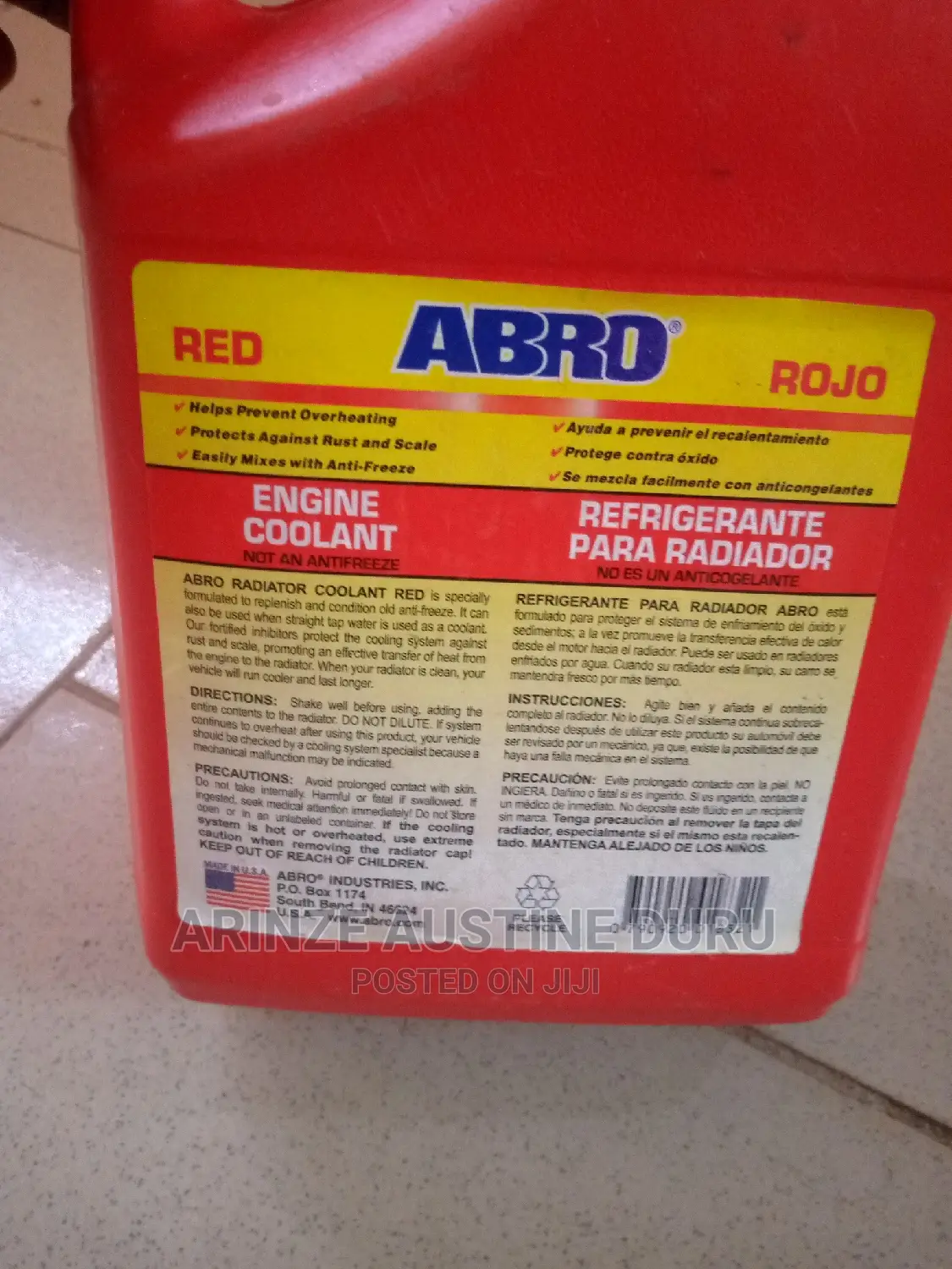 Abro Radiator Coolant Red