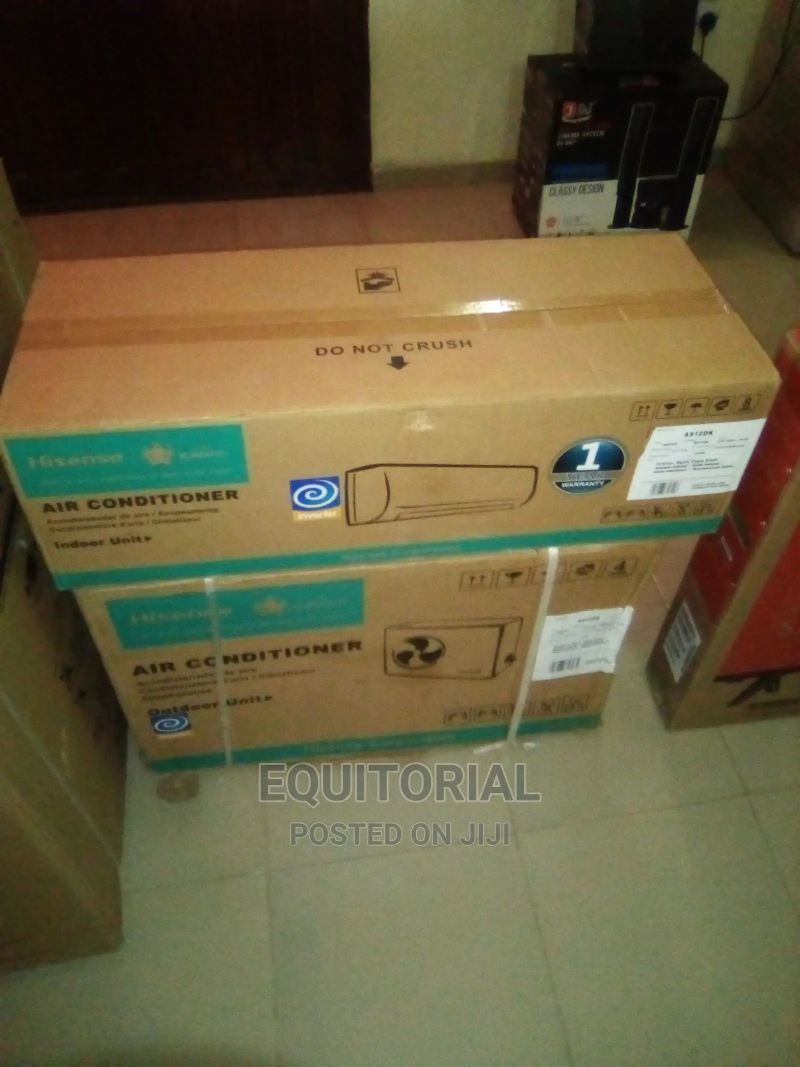 Hisense 1.5HP Air Conditioner Split Inverter R410 Gas-As12dk