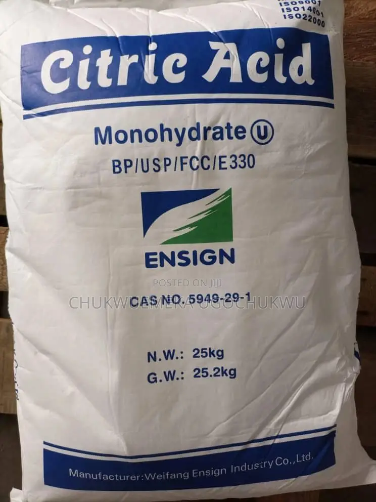 Citric Acid Monohydrate.