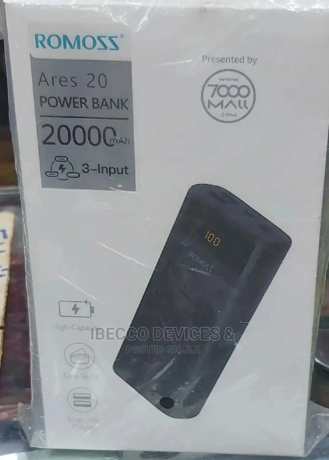 Original ROMOSS Power 20,000 Mah