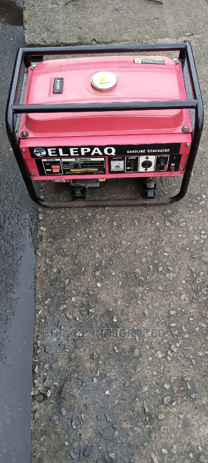 Fairly Used 3KVA ELEPAQ 3500 Generator (Not Worked on B4!)