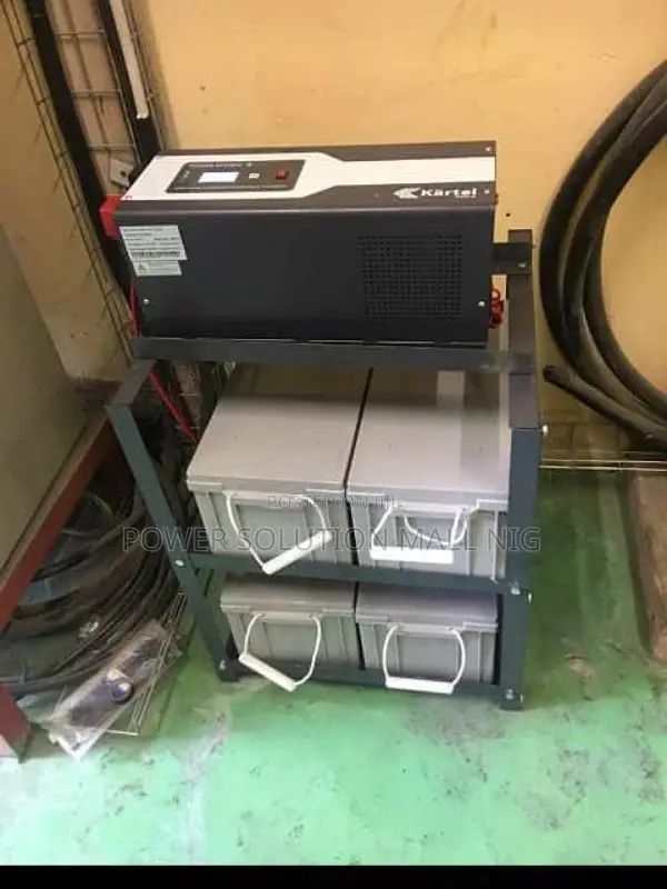 3.5kva Kartel Inverter With 4 Batteries Installation
