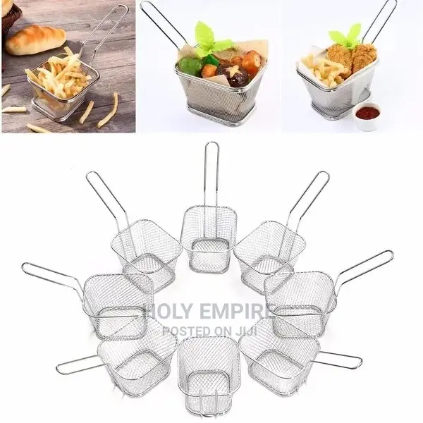 Basket Portable Stainless Steel Chips Mini Frying Basket