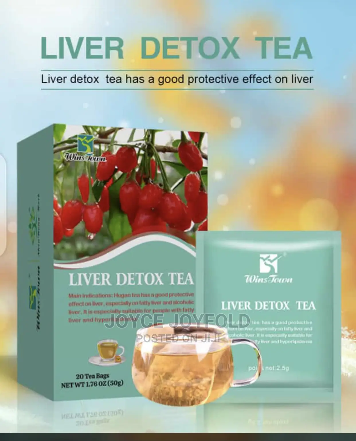Herbal Tea for Liver Detox, High Cholesterol, Hepatitis