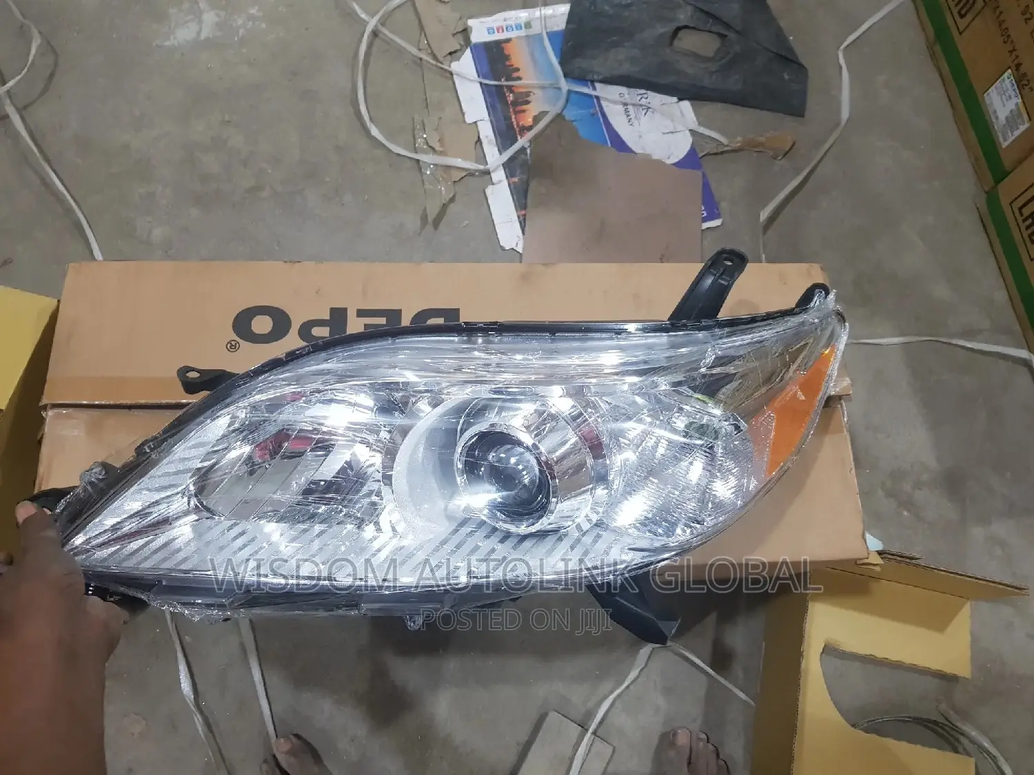 Headlights for Toyota Sienna 2012 to 2015 Depo Taiwan Made