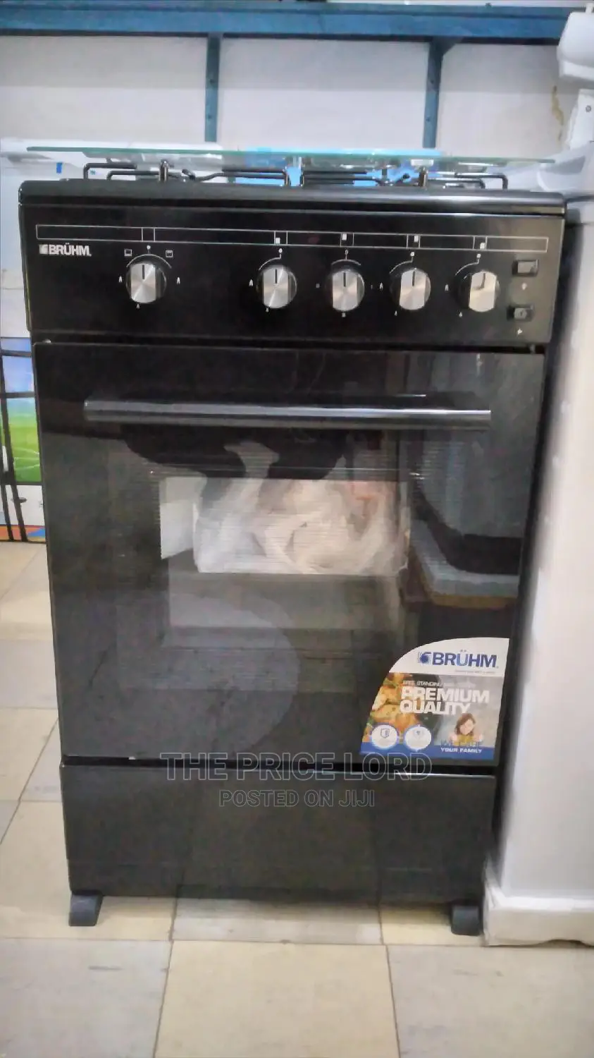 Bruhm 50x50 3gas, 1electric Cooker