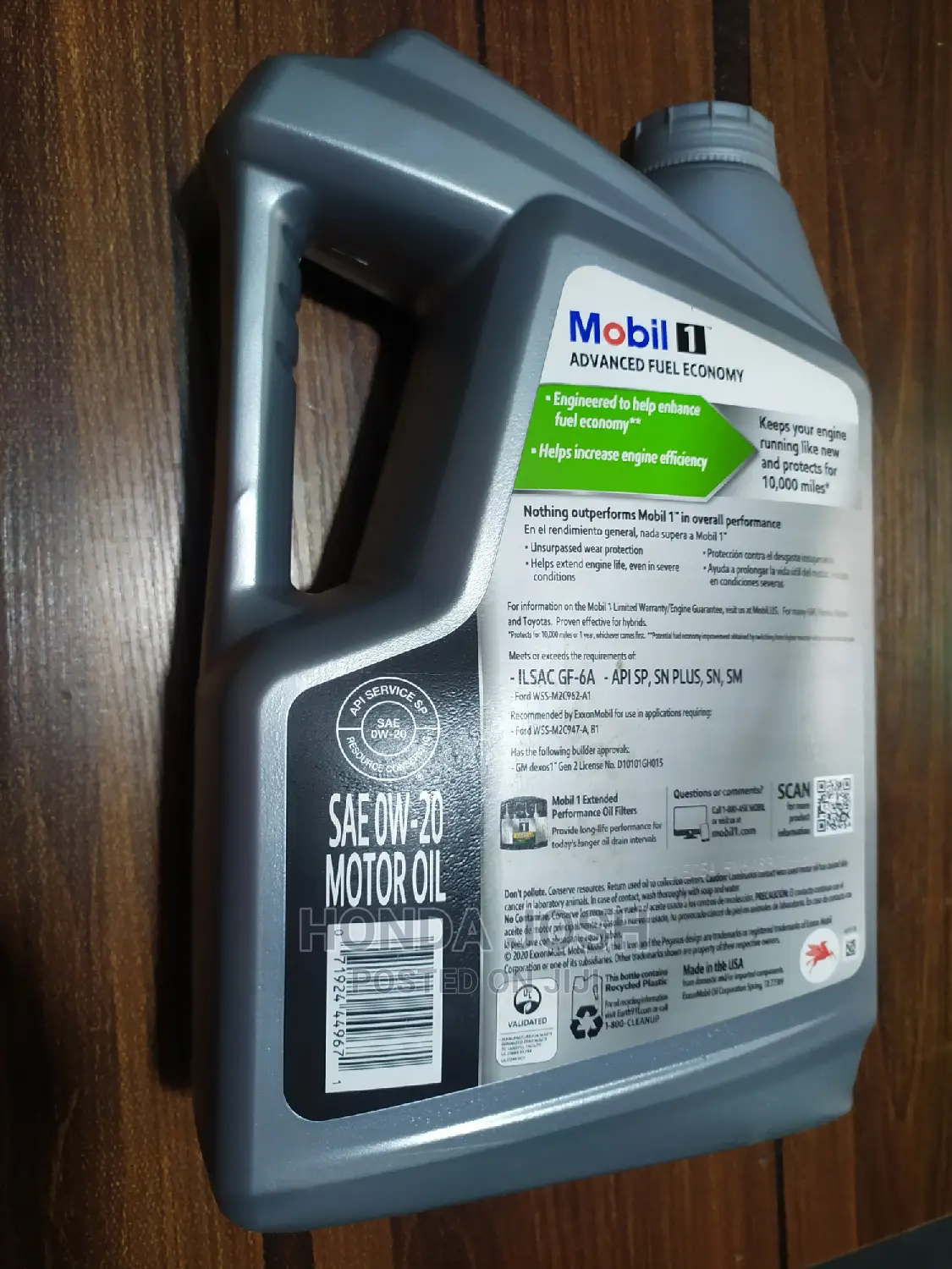 Mobil 1 Motor Oil 0w-20 Dexos (Usa)
