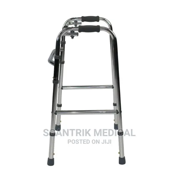 Lightweight Aluminium Folding Walking Frame With Wheels