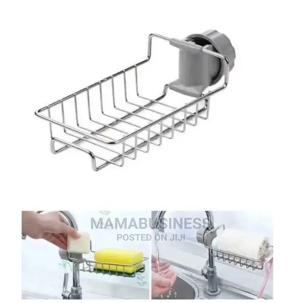 Drainage Shelf Steel Kitchen Bathroom Storage Rack