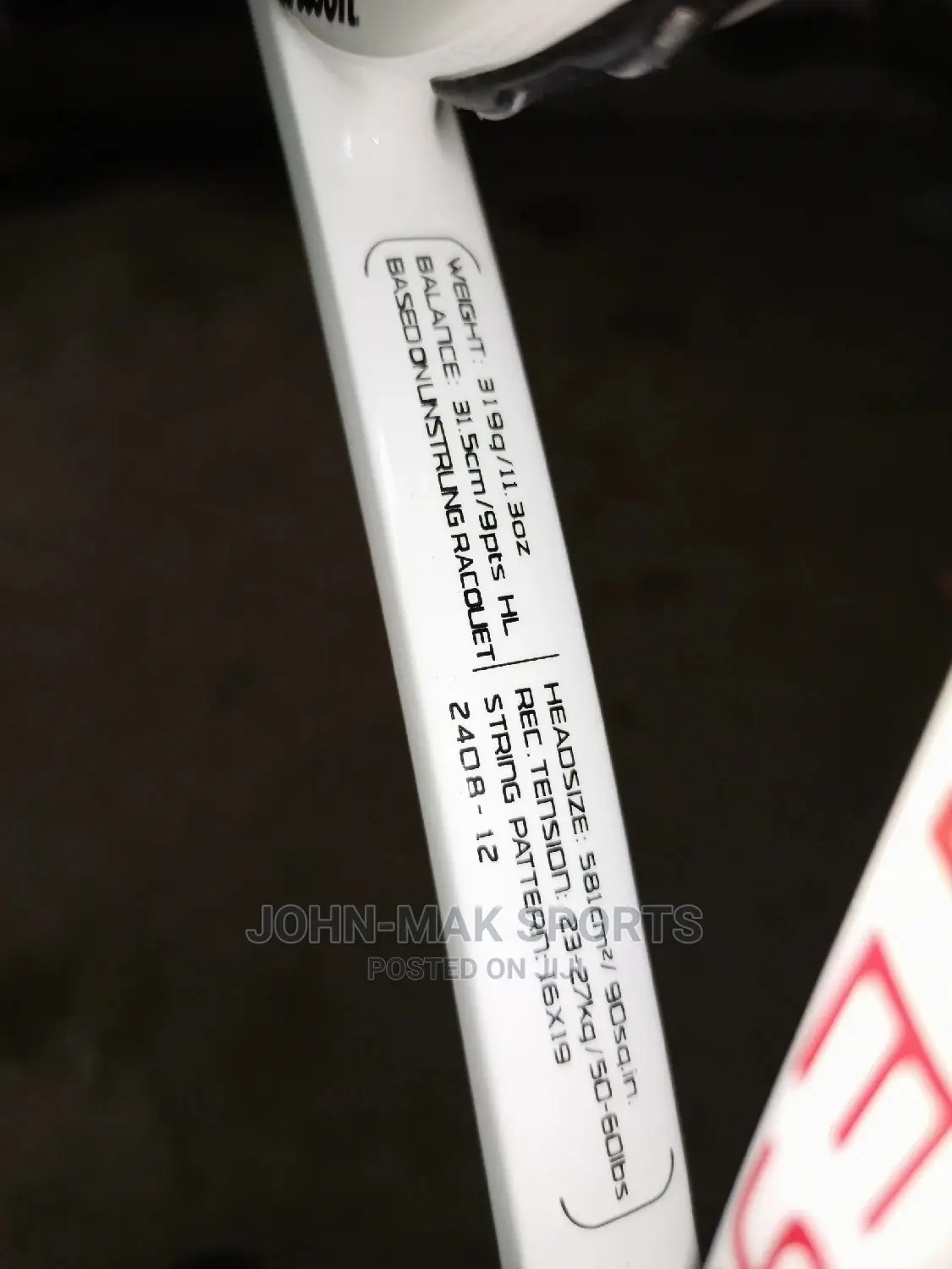 Professional Wilson Lawn Tennis Racket