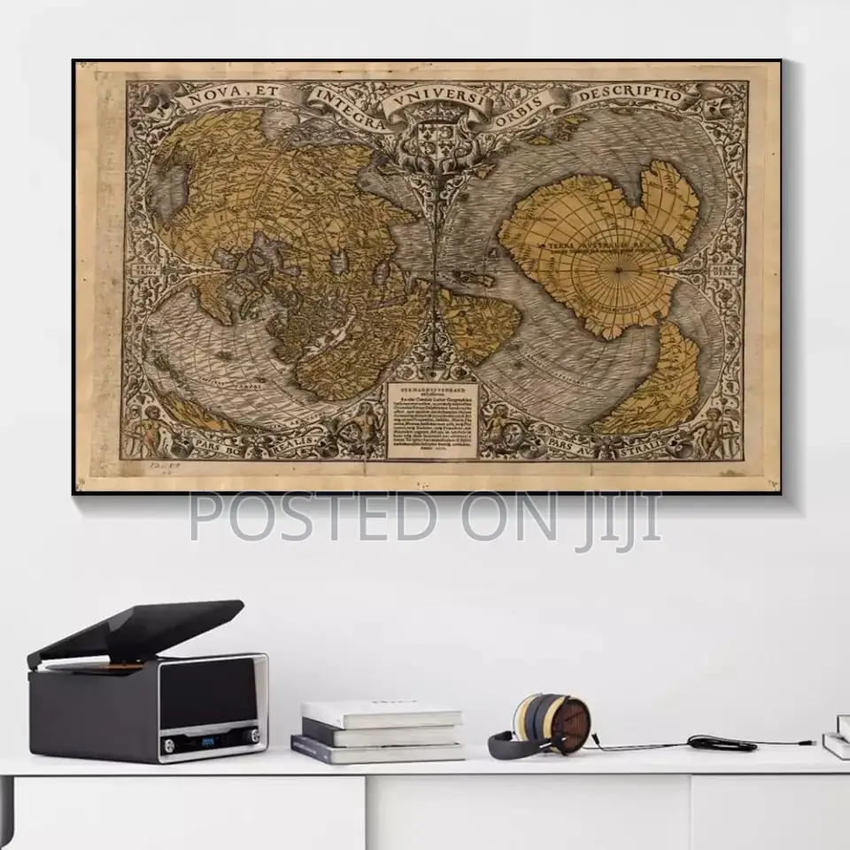 A Map of the World Retro