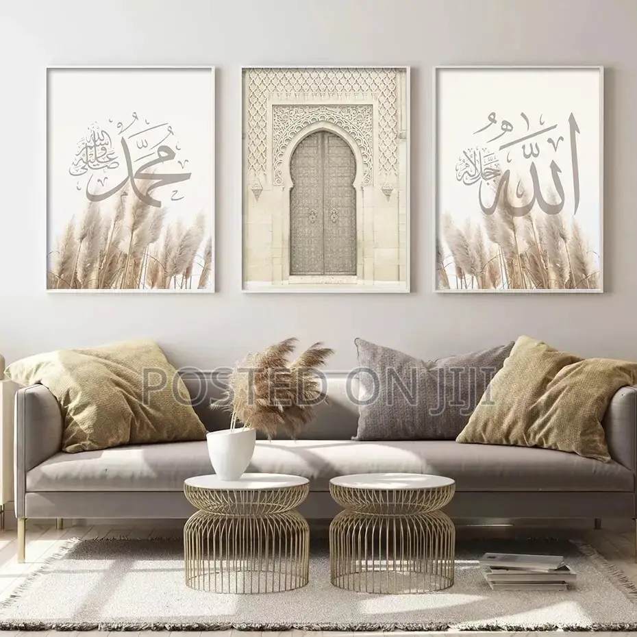 Bohemia Islamic Pampas Wall Art