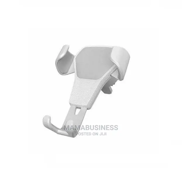 Adjustable Car Air Vent Phone Holder - White