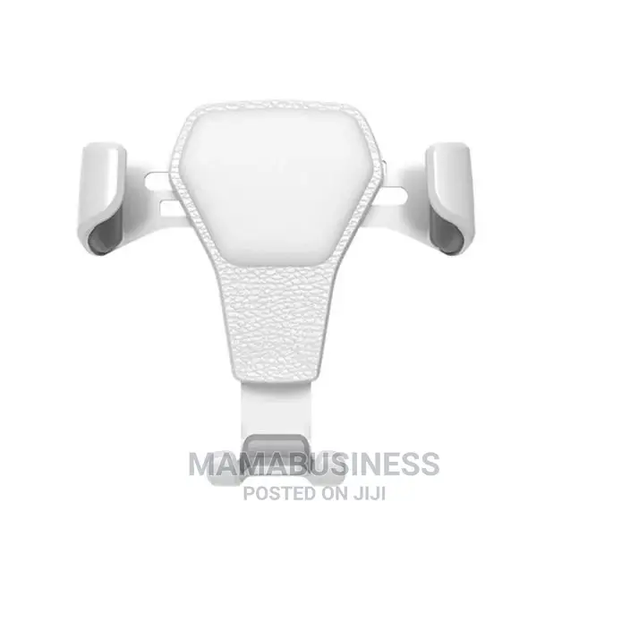 Adjustable Car Air Vent Phone Holder - White