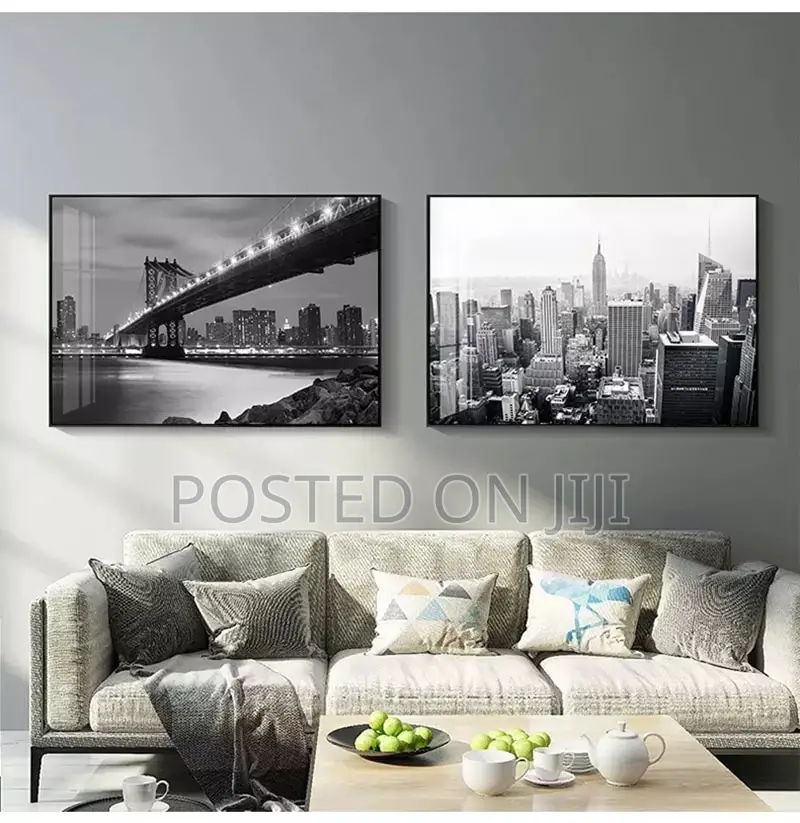 Black White London City Paris New York