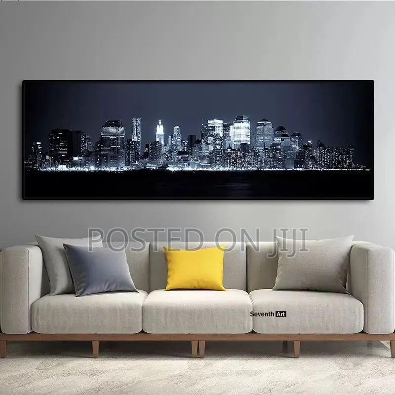 Black and White Newt York City Wall Art