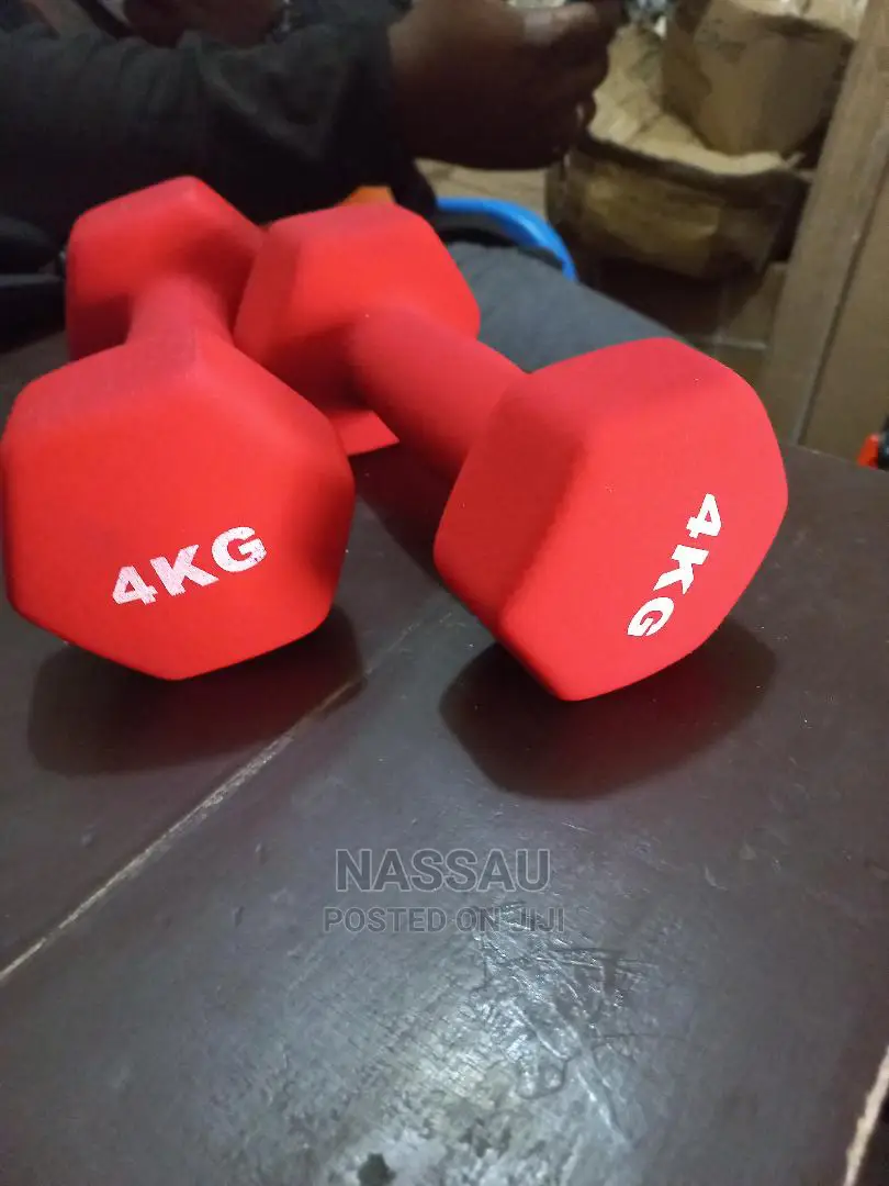 Pair of 4kg Aerobic Dumbbell