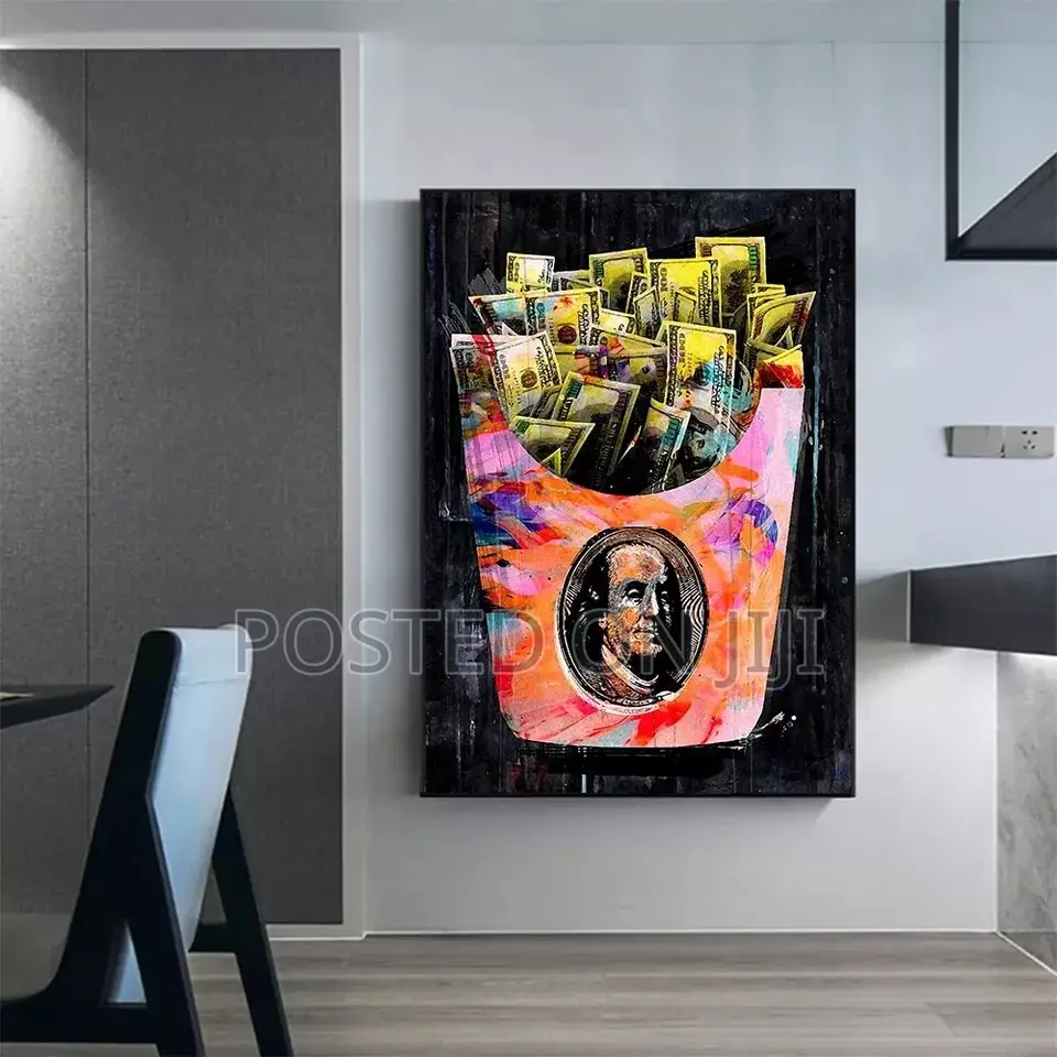 Money Bag Canvas Painting