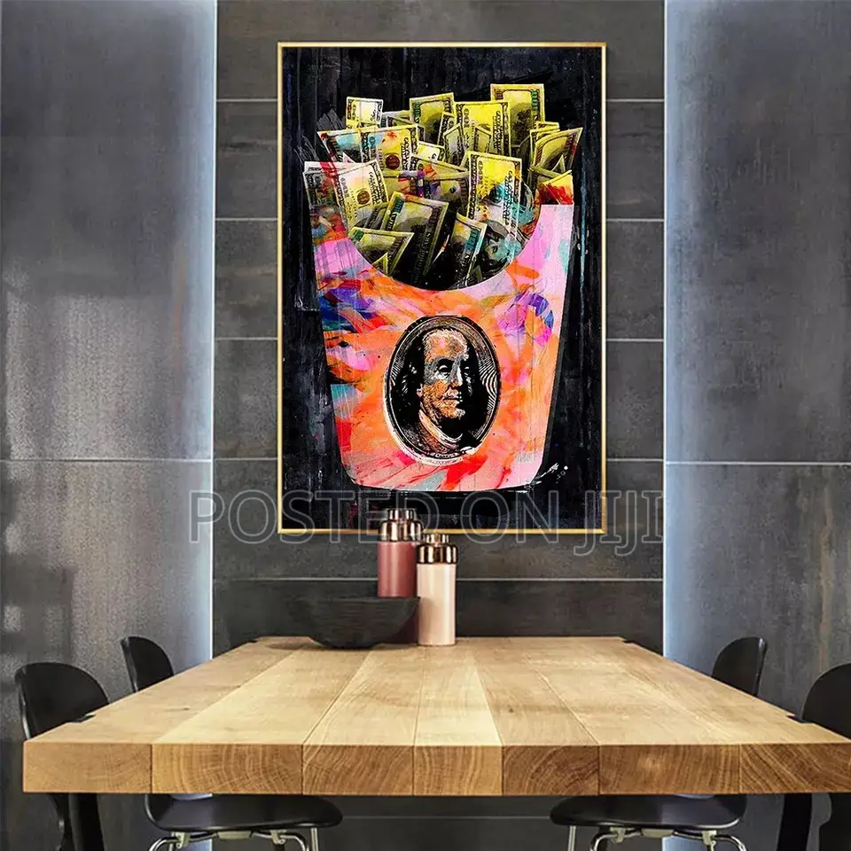 Money Bag Canvas Painting
