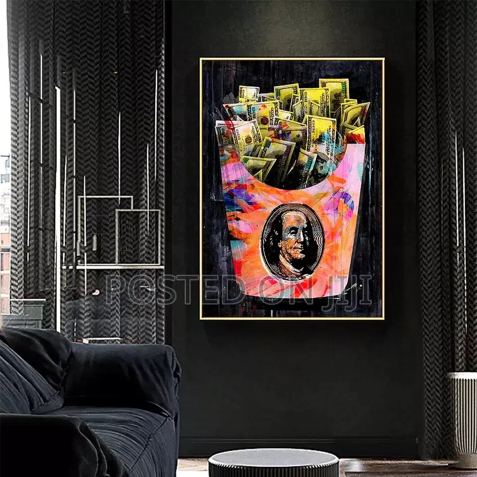 Money Bag Canvas Painting
