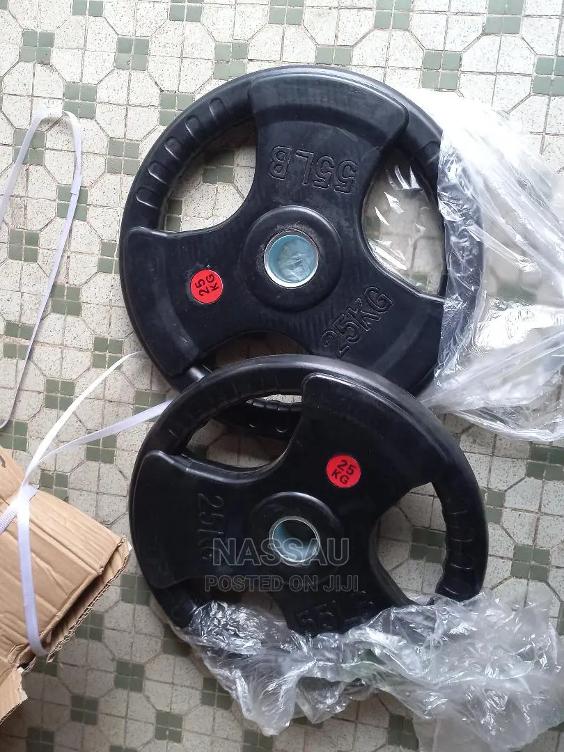 Pair of 25kg Olympic Weight Plates