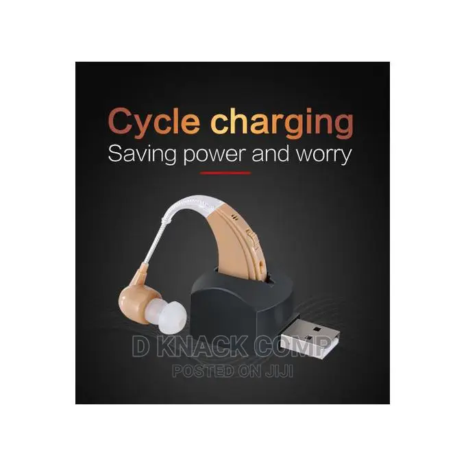 Rechargeable Hearing Aids for Elderly Care Deafness