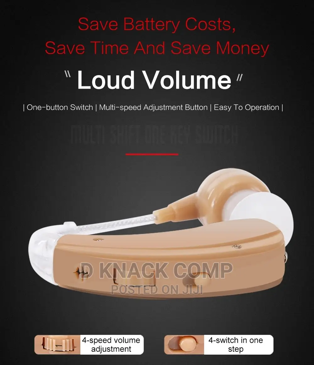 Rechargeable Hearing Aids for Elderly Care Deafness