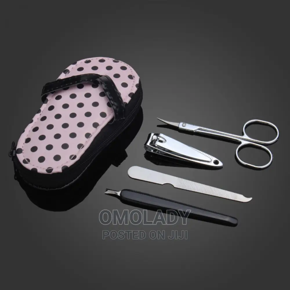 Mini Shoes Shaped Bag Nail File Clipper Manicure Set