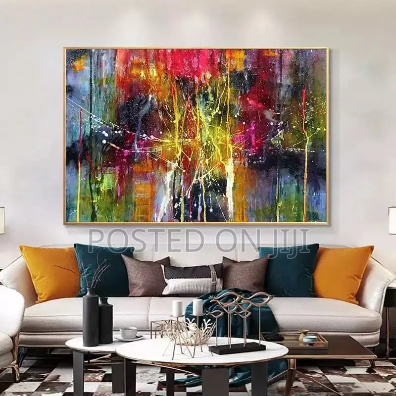 Colorful Abstract Painting for Living Rooms