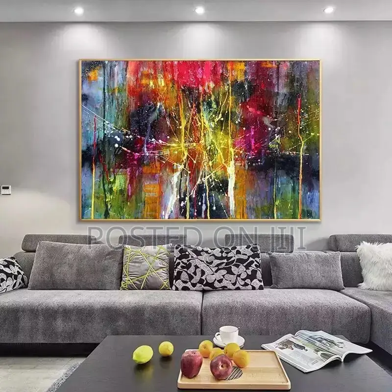 Colorful Abstract Painting for Living Rooms