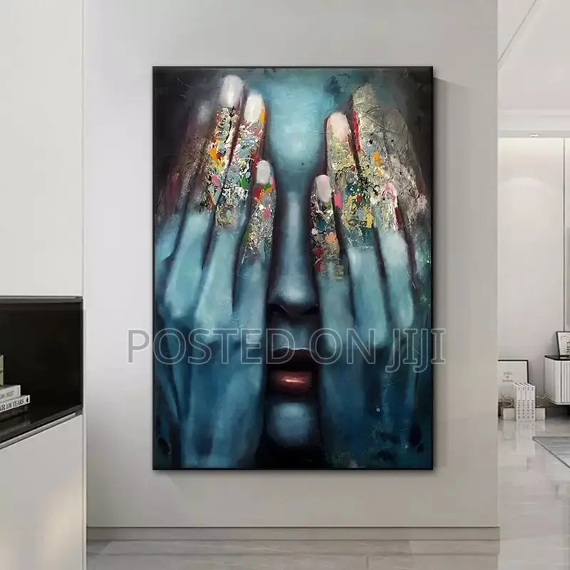 Fingers Abstract Wall Art Canvas Print