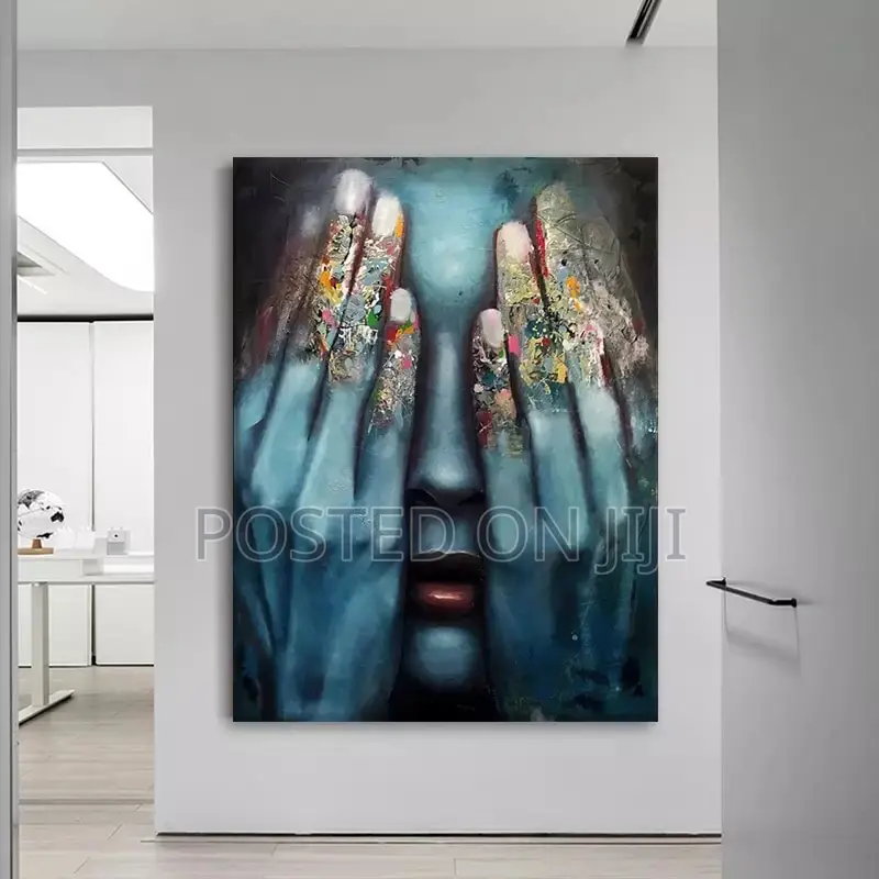 Fingers Abstract Wall Art Canvas Print