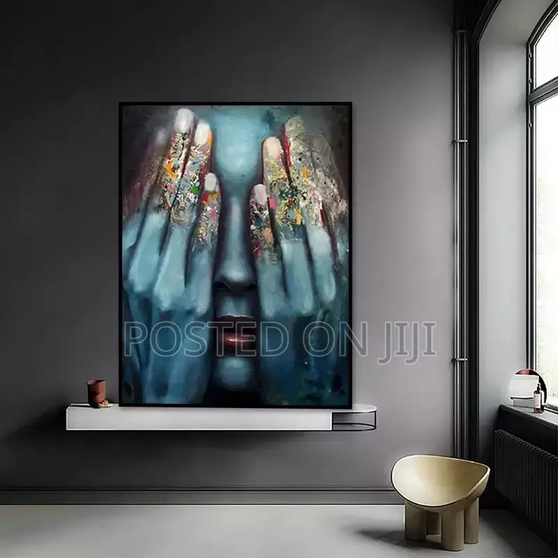Fingers Abstract Wall Art Canvas Print