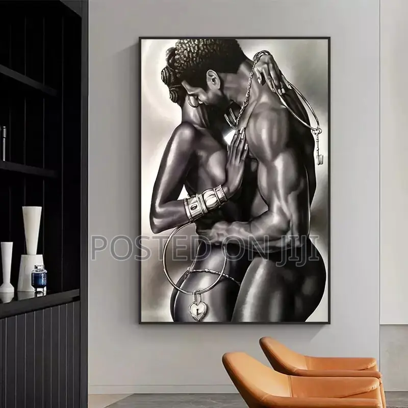 Perfect Naked Lovers Canvas Print