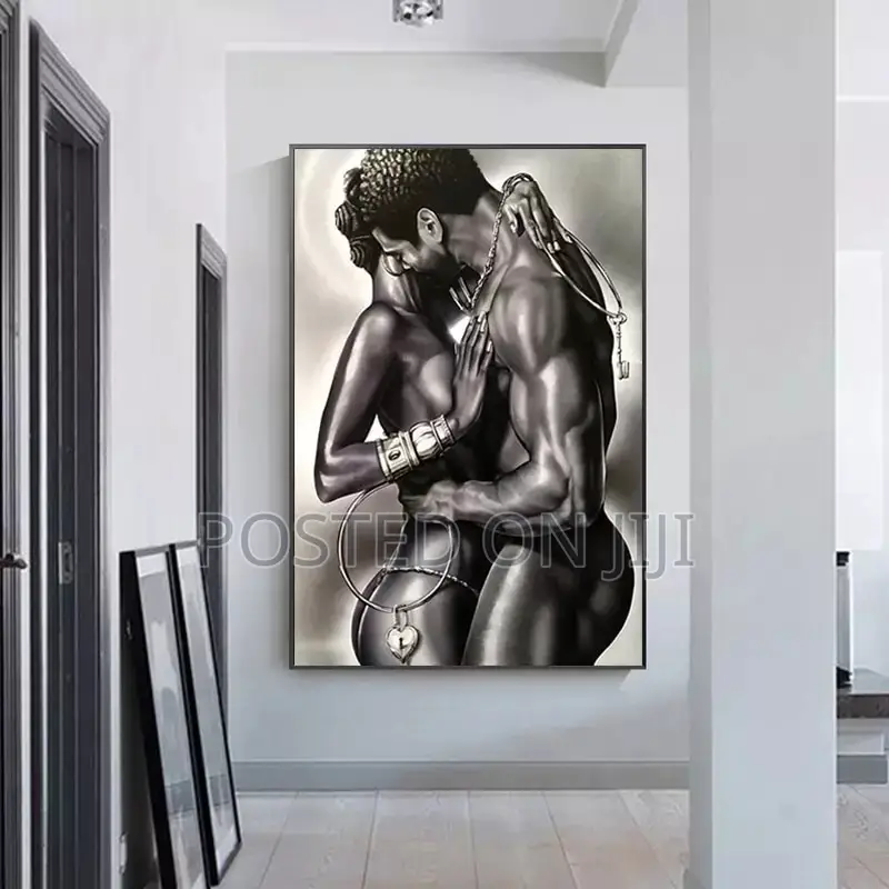 Perfect Naked Lovers Canvas Print