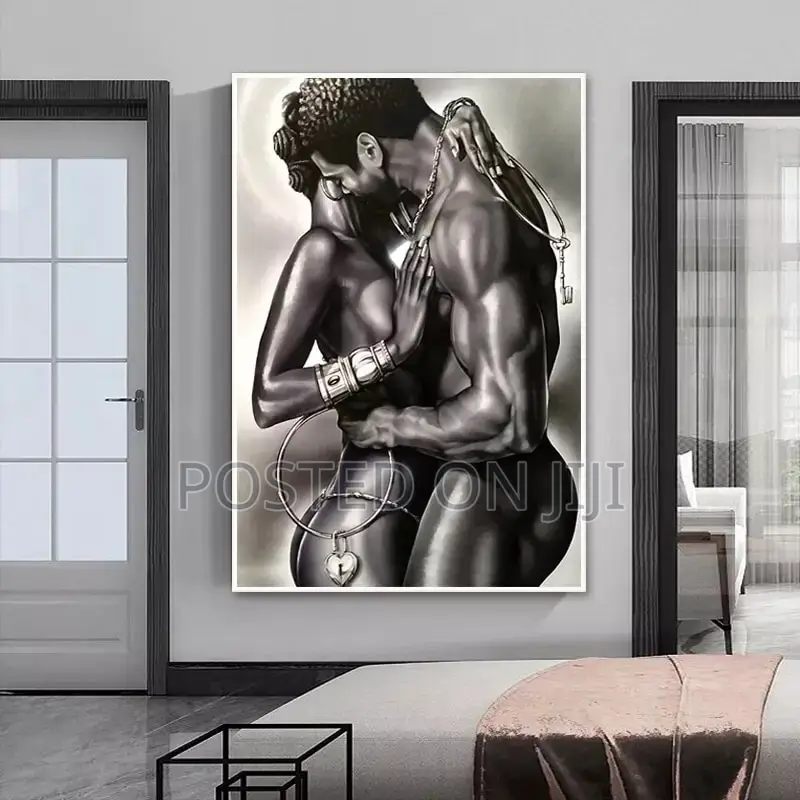 Perfect Naked Lovers Canvas Print