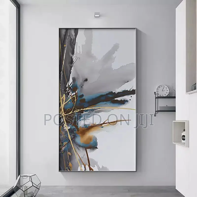 Abstract Watercolor Painting And Print.