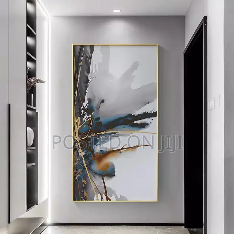 Abstract Watercolor Painting And Print.