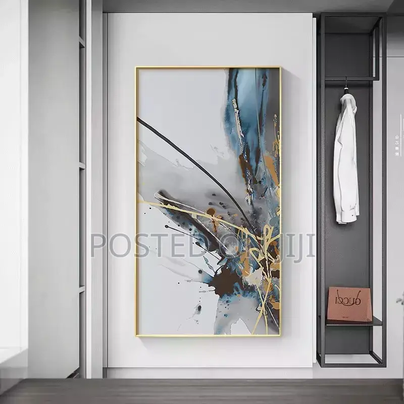 Abstract Watercolor Painting And Print.